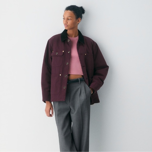 TNA Aritzia HomeStretch Rib Crew Waist T-Shirt - Orange Apricot Chiffon - Picture 8 of 9